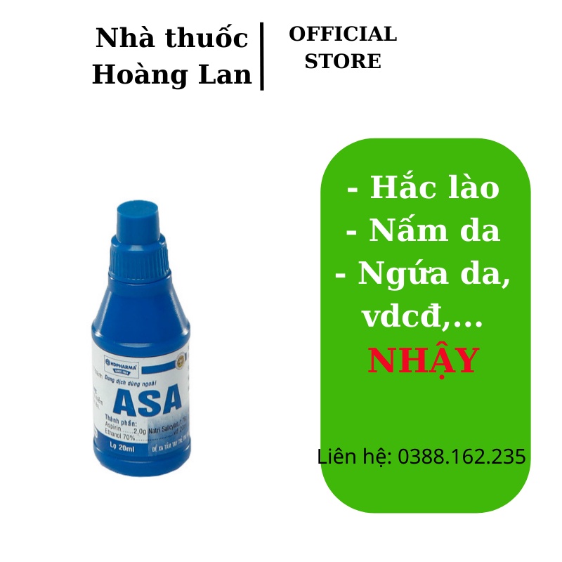 Combo tuýp bôi + Cồn ASA bôi nấm, ngứa, hắc lào, lang ben