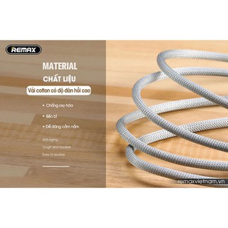 Cáp sạc Remax RC-064 vải cao cấp - Cáp Iphone