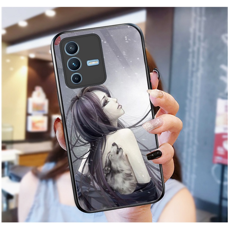 Ốp Lưng VIVO V23 5G Ốp kính bóng cao cấp mới nhất