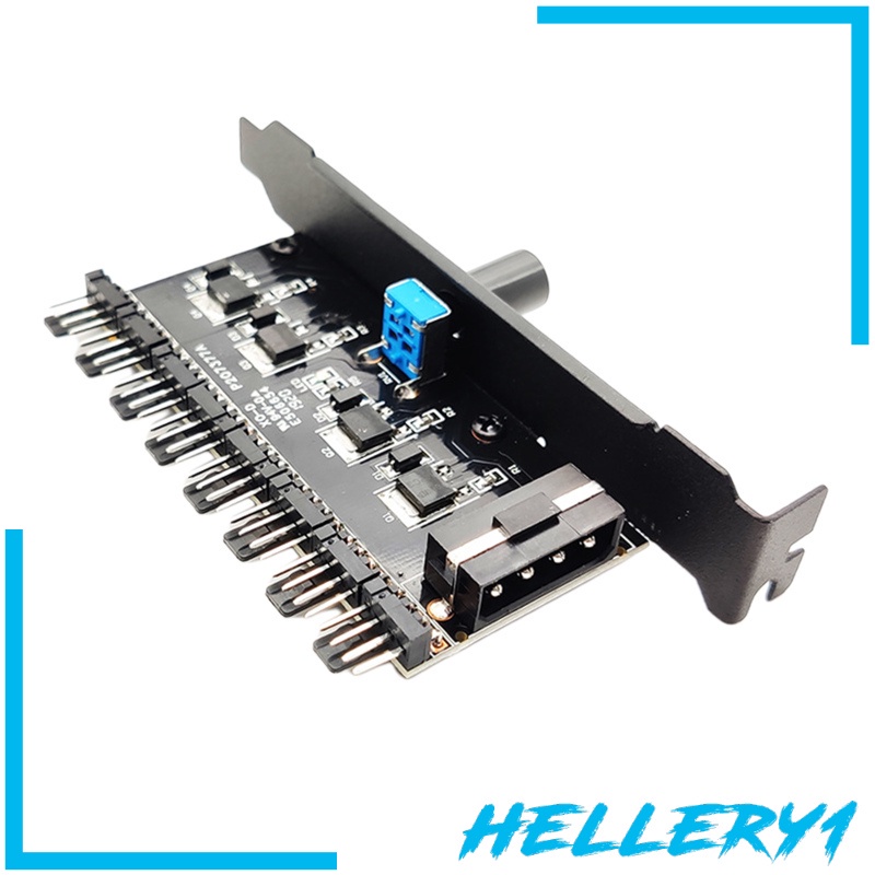[Hellery1] Bộ Điều Chỉnh Tốc Độ Quạt Tản Nhiệt Hub 3 / 8 / 4 / 3 Chấu Cho