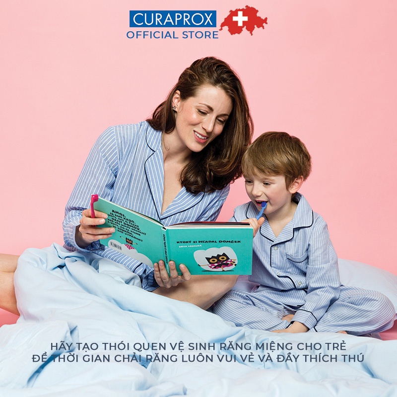 Bàn chải răng trẻ em Curaprox CS Kids 5500 Ultra Soft