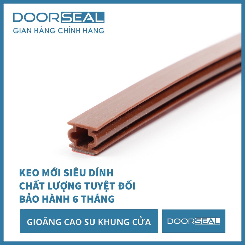 Ron Cách Âm Khung Cửa Màu Nâu Loại 10*6, *8, *10, *12, *15mm - DOORSEAL™ (Vietnam)