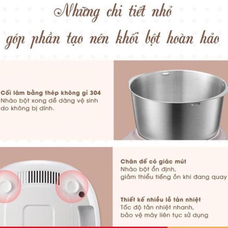Máy Nhồi Bột Tự Động 3.5L Cao Cấp hai chế độ nhồi và ủ bột, Bear HMJ-A35M1