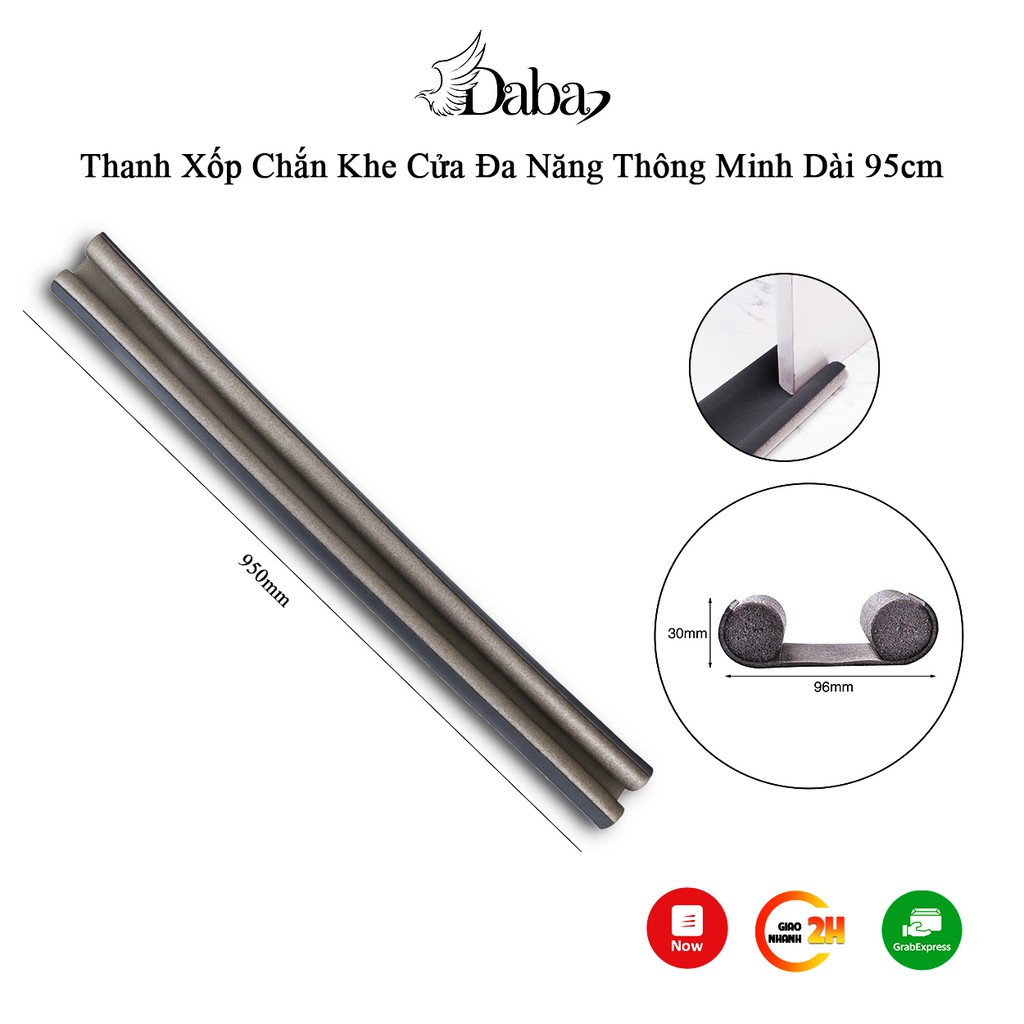 Thanh Chặn Khe Cửa Đa Năng 95 cm - Tránh thoát khí phòng máy lạnh côn trùng cách âm ngăn gió lùa bụi bẩn tránh kẹt chân