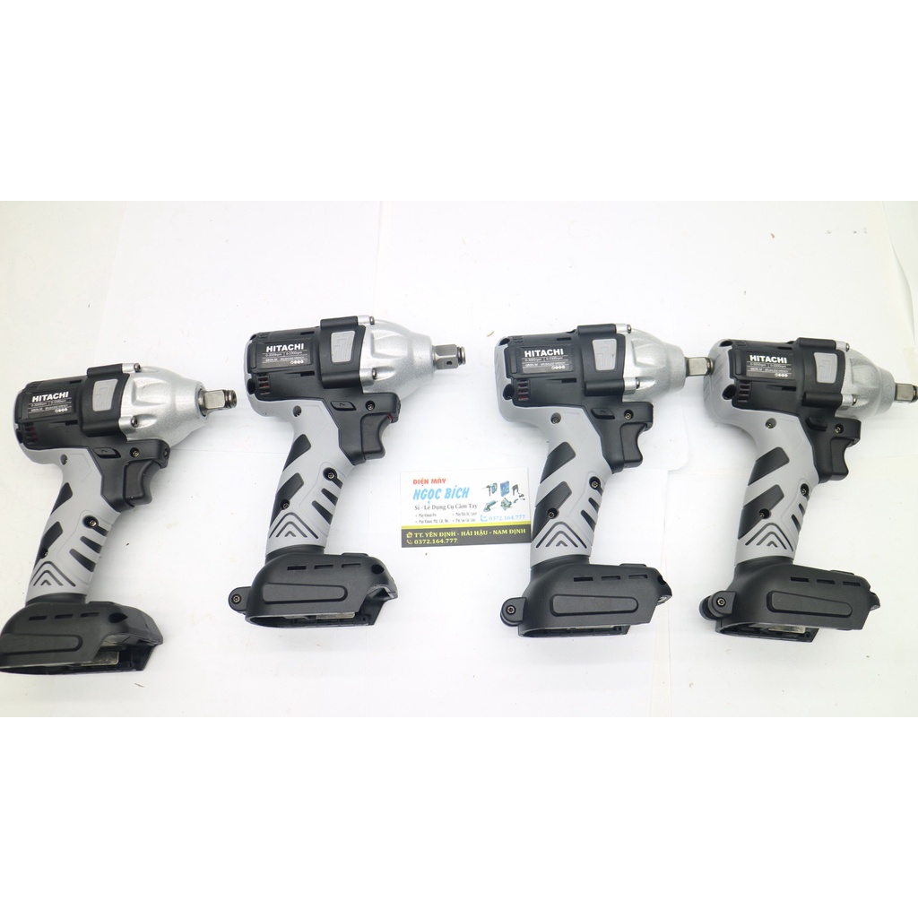 Thân máy siết bulong hitachii , không chổi than, đầu 2 trong 1
