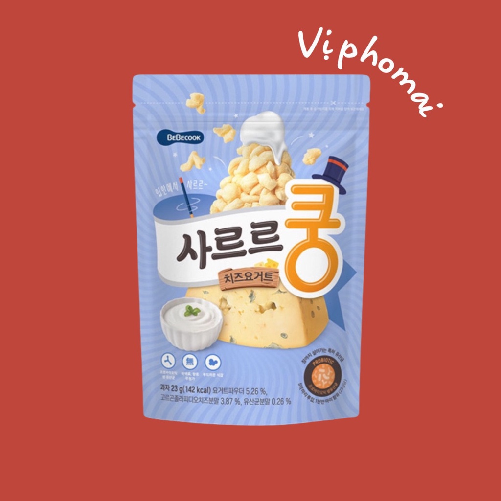 Bánh bỏng Bebecook Hàn Quốc cho bé 1 tuổi trở lên - The Caring Cube