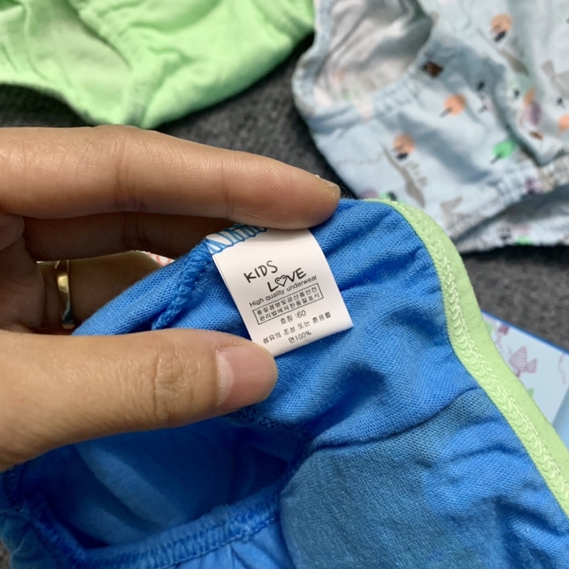 Hộp 5 Quần Lót bé trai-bé gái check it 1y-12y