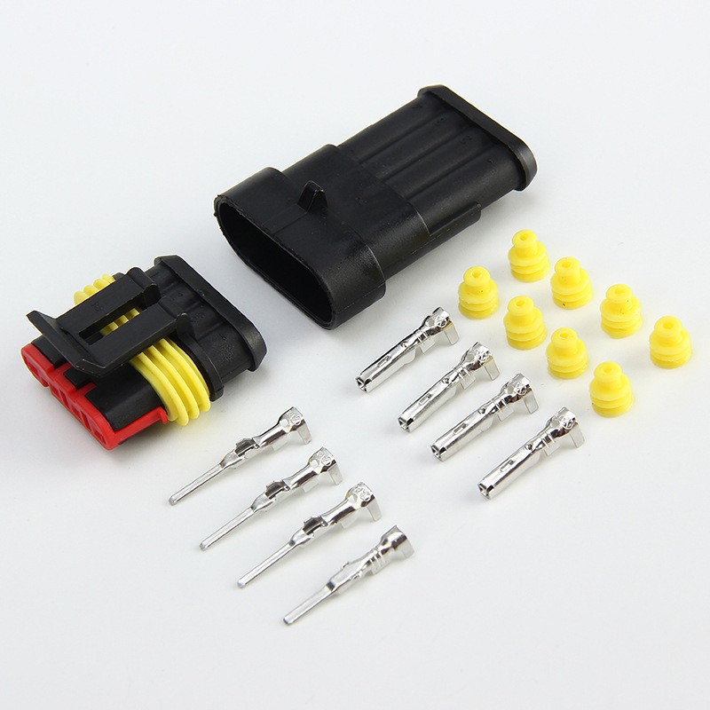 Jack kết nối 4P cao cấp dùng cho lắp ráp đèn điện