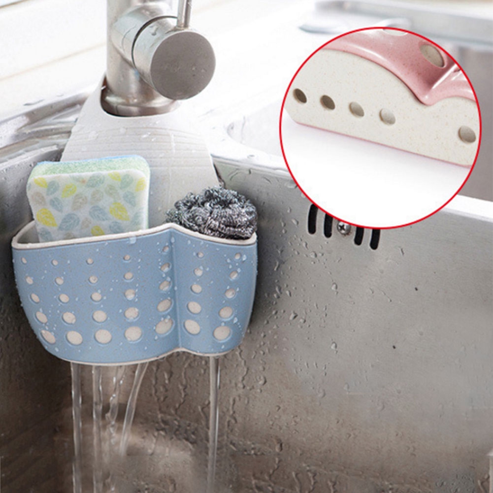 Túi treo gắn bồn rửa đựng dụng cụ rửa chén