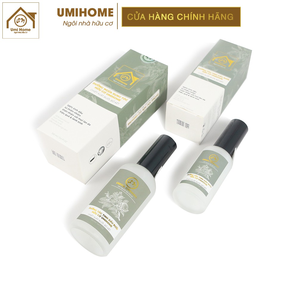 Xịt tóc tinh dầu Bưởi và Bồ Kết hữu cơ UMIHA ORGANIC 50/100ml