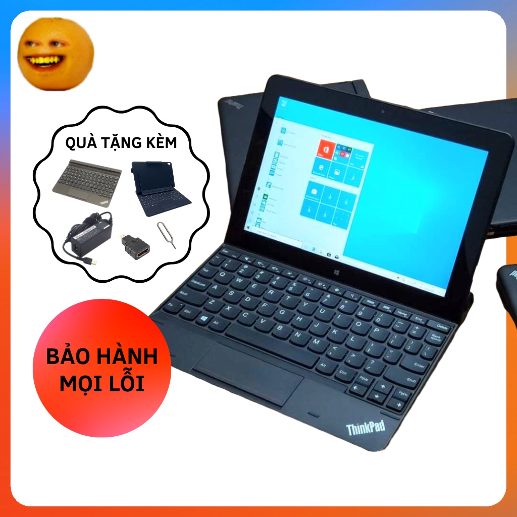 Máy tính bảng lai laptop Lenovo Thinkpad 10, 4G/LTE Windows 10 Office Zin Likenew 99% | BigBuy360 - bigbuy360.vn