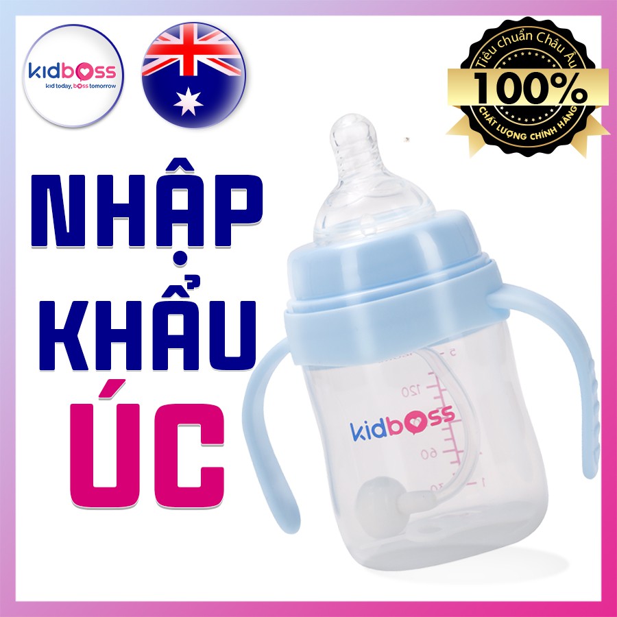 Bình Sữa Nhập Khẩu Úc Kidboss 160ml