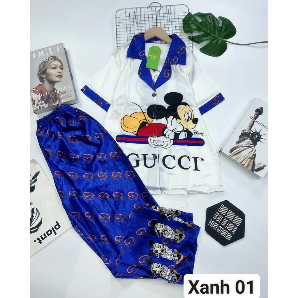 Đồ bộ Dài Vải Satin