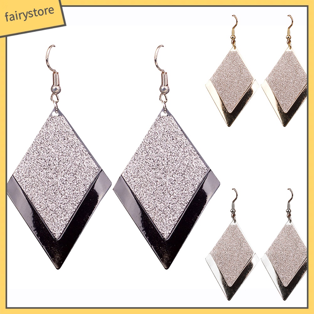 Khuyên tai kiểu dáng hình học thòi trang cho nữ