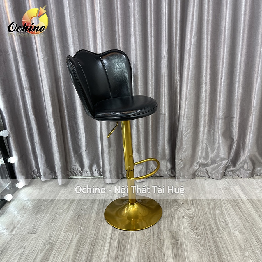Ghế Chụp Hình, Ghế Makeup Chân Vàng K1 Sơn Tĩnh Điện Nhập Khẩu Mẫu cánh sen ( Ảnh Thật Shop Chụp)