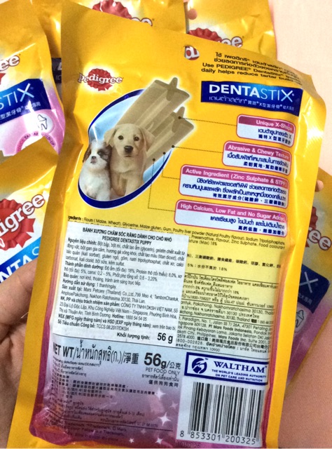 Bánh xương gặm Pedigree Dentastix dành cho chó con