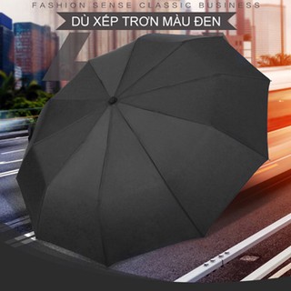 Dù xếp trơn màu đen Thái Lan Andhere