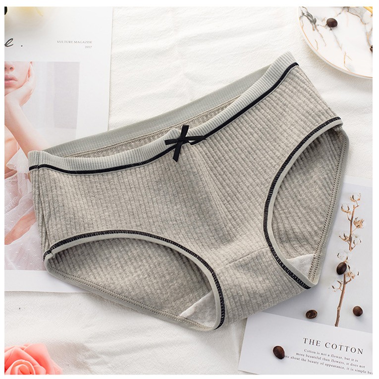 Đồ lót nữ quần chip nữ cotton sợi tre kháng khuẩn sợi len tăm đàn hồi co giãn 4 chiều