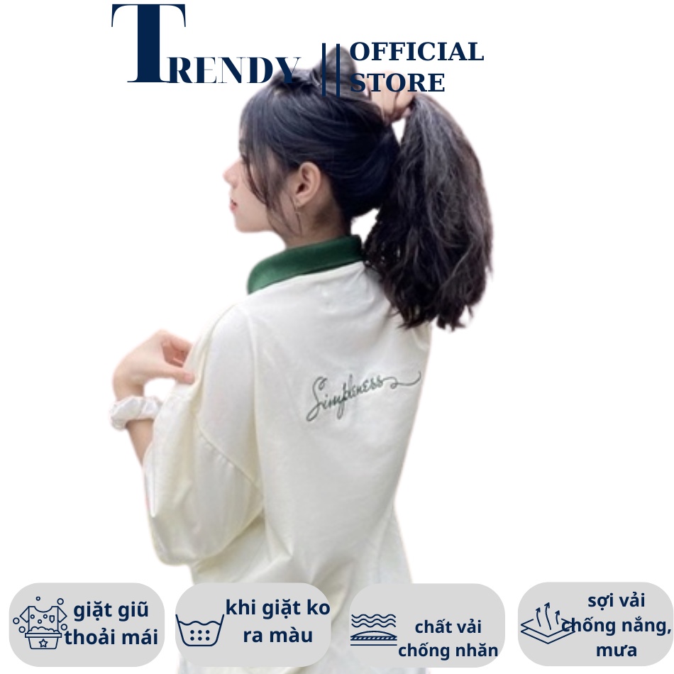 Áo Polo Thun Nam Nữ Form Rộng Unisex Oversize Locabrand Chất Cá Sấu Áo Phông Giá Rẻ 1K Màu Xanh Kem
