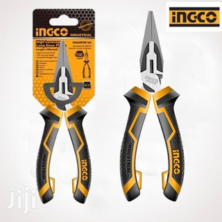 Kềm mũi nhọn mỏ dài cao cấp INGCO : 6 inch/160mm, 8 inch/200mm HHLNP28160 | HHLNP28200