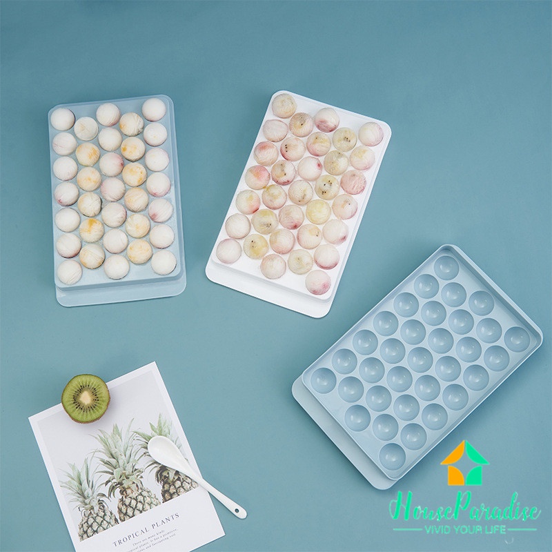 Khuôn Nhựa Làm Đá Viên Hình Cầu 2022 DIY Cá Tính