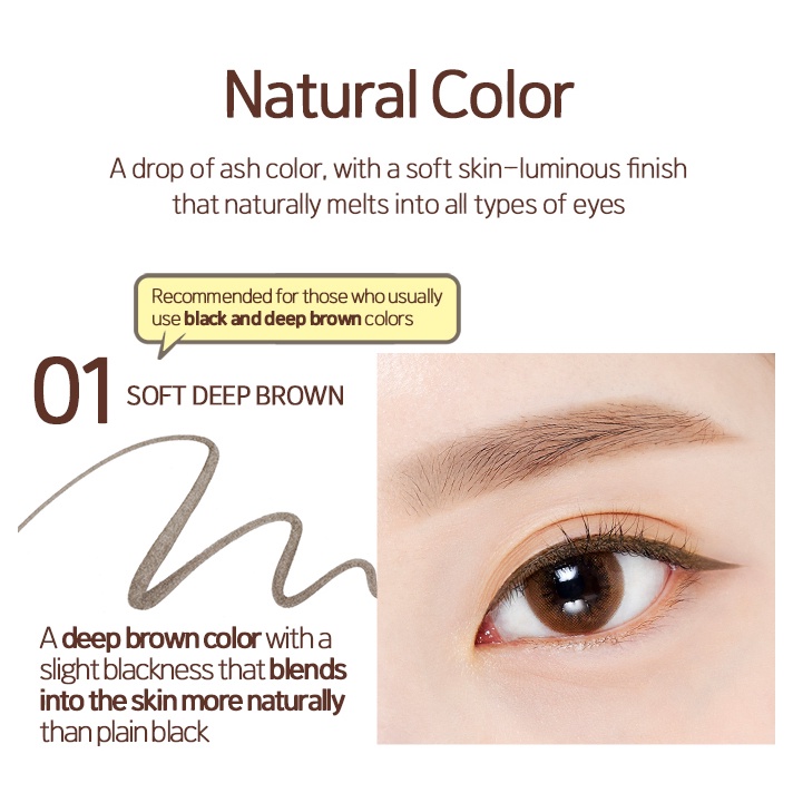 [Hàng mới về] Set 2 bút kẻ mắt 0.5g tiện dụng chất lượng cao