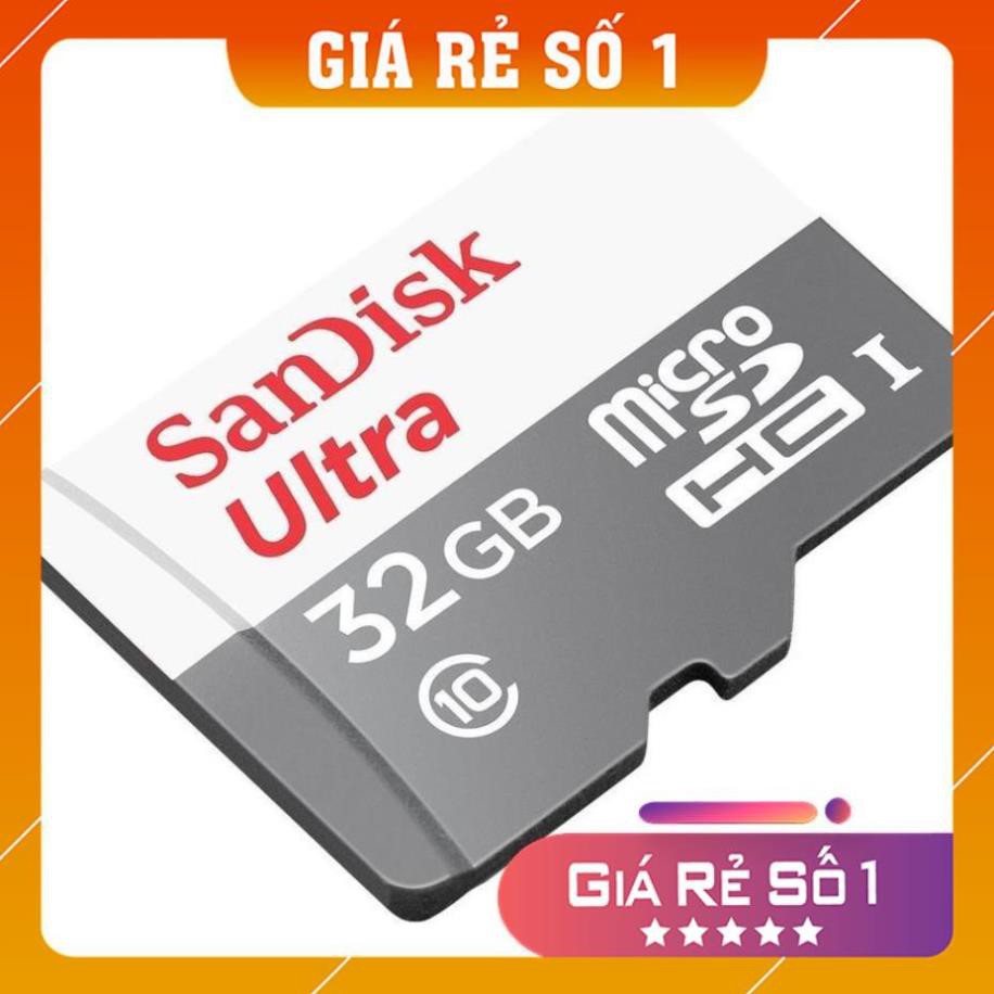 Thẻ nhớ MicroSDHC 32GB SanDisk Ultra Class 10 533x 100MB/s (shopmh59)