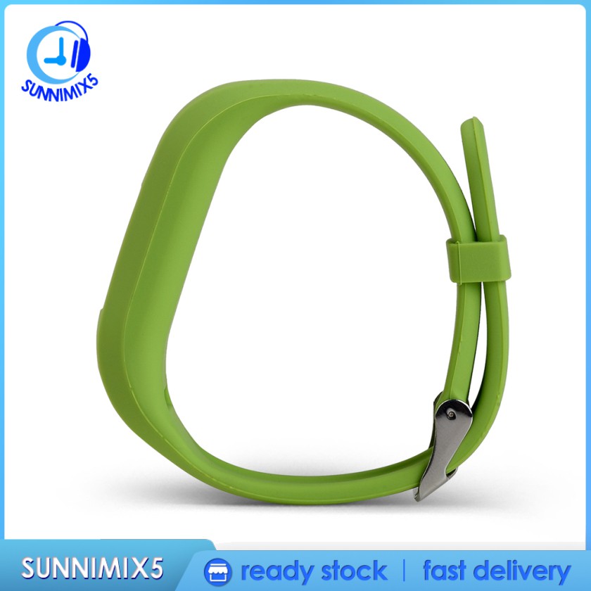 Set 2 Dây Đeo Cổ Tay Khóa Kim Loại Thay Thế Cho Garmin Vivofit 3