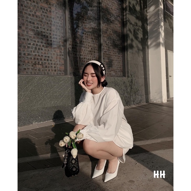 Set áo sơmi thô tay ngọc + quần short