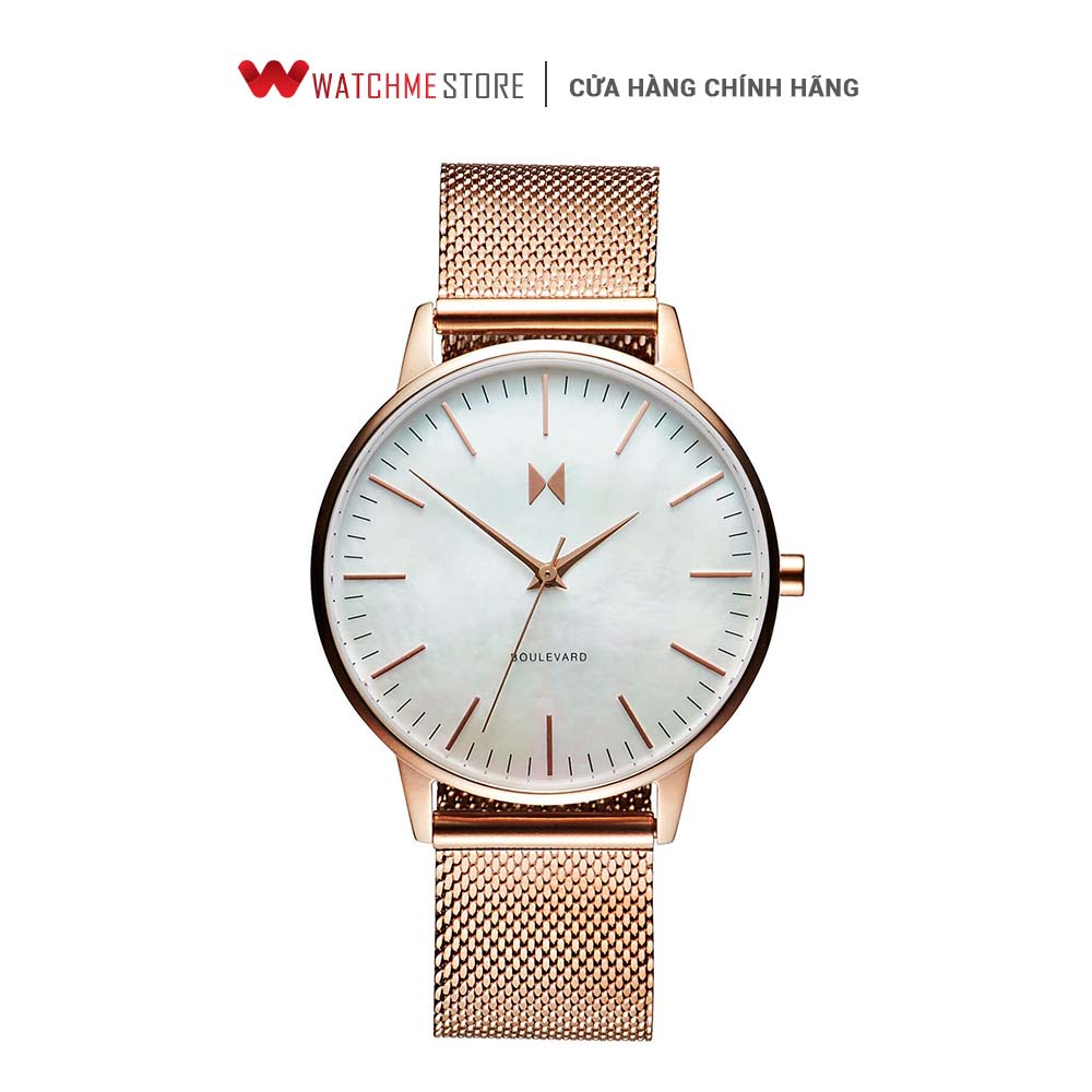 [ ĐẶC BIỆT 18-29.07 - VOUCHER 10%] - Đồng hồ Nữ MVMT dây thép không gỉ 38mm - D-MB01-RGPL