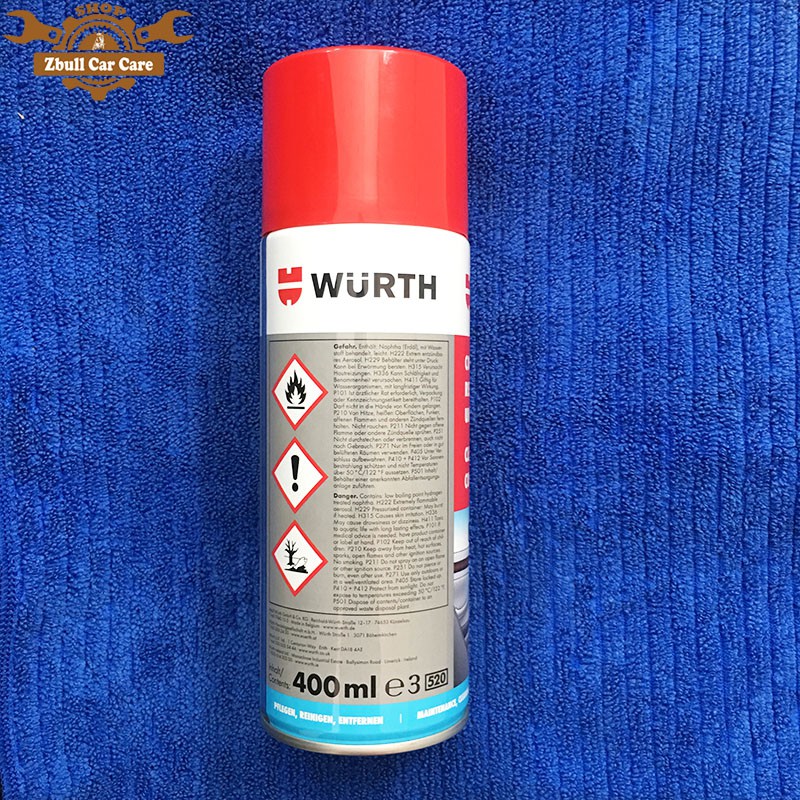 Bảo Dưỡng Nhựa Nội Thất Ô Tô Wurth Cockpit Clean And Care 400ml