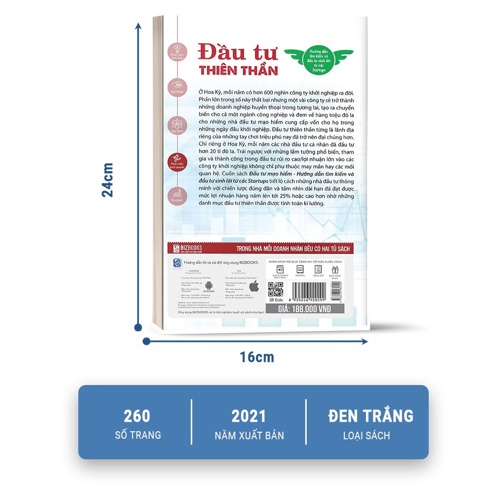 Sách - Đầu Tư Thiên Thần - Hướng Dẫn Tìm Kiếm Và Đầu Tư Sinh Lời Từ Các Startups - Tặng Kèm Audio