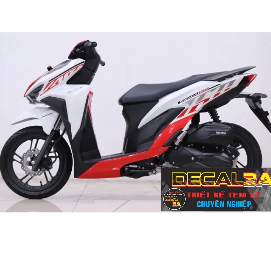 Tem Vario 150 Zin xe đỏ trắng kết hợp