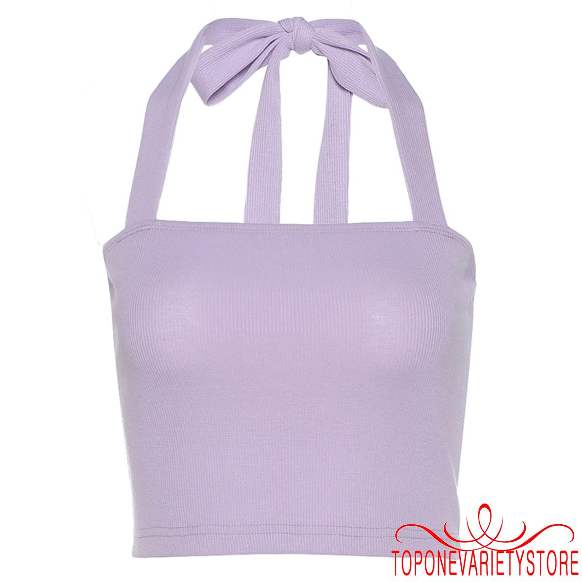 Áo Croptop Không Tay Hở Lưng Gợi Cảm Cho Nữ | BigBuy360 - bigbuy360.vn