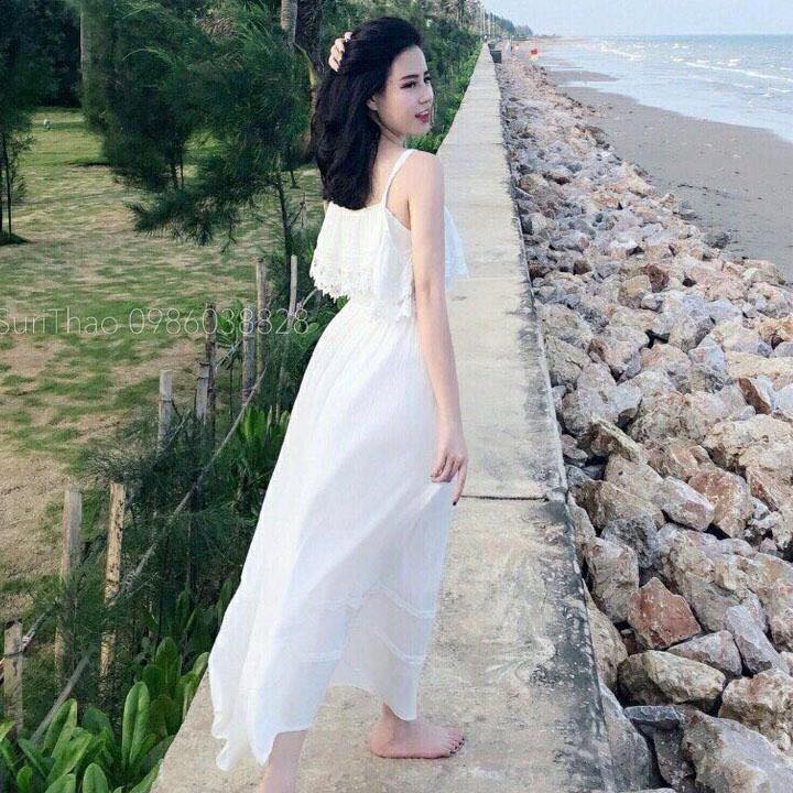 Maxi 2 dây dài đi biển | BigBuy360 - bigbuy360.vn