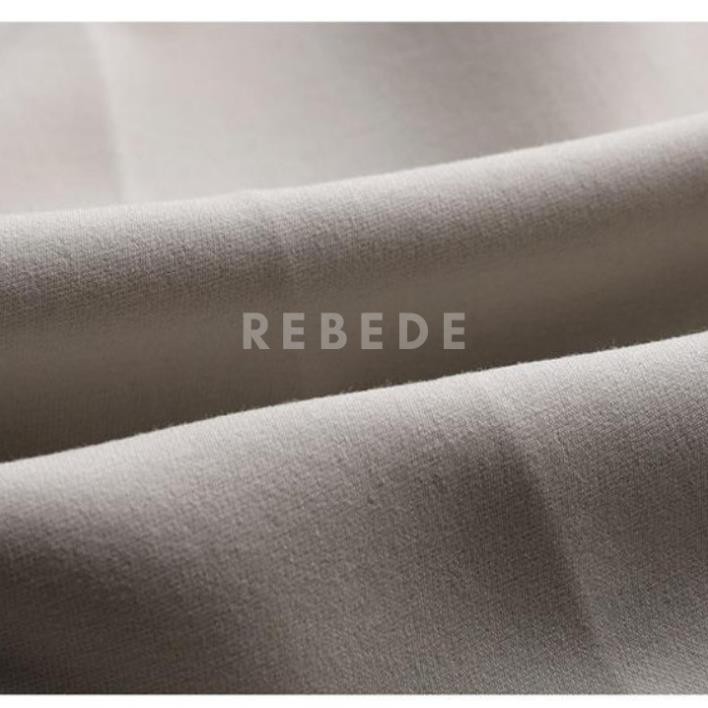 Quần tây nam đẹp màu trắng kem, vải Tuyết hàn co giãn cao cấp ống suông đứng Rebede | BigBuy360 - bigbuy360.vn