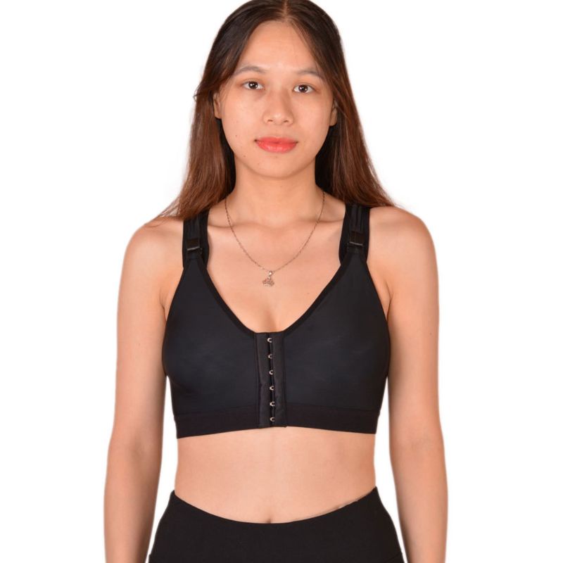 Áo Ngực Thể Thao Dây Bản Rộng Cài Khóa Trước Điều Chỉnh Được Hỗ Trợ Điều Chỉnh Tư Thế Lưng Không Dây