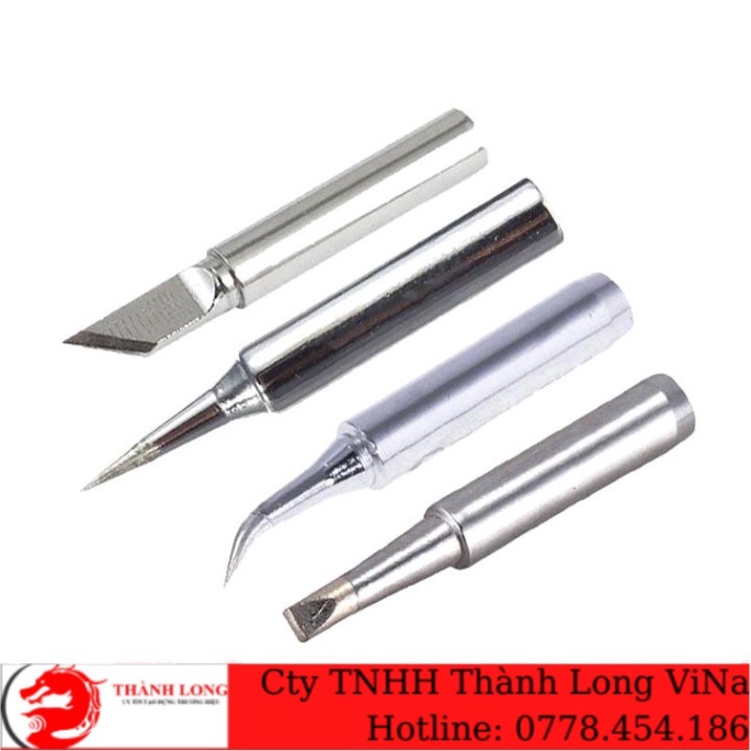 Combo Bộ Mũi Hàn Cho Máy Hàn Hakko 936 Dao-Tù-Nhọn-Cong - NTHN