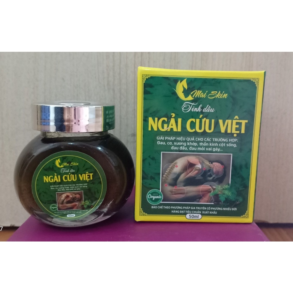 Tinh Dầu Ngải Cứu Việt – Hỗ trợ giảm đau thoái hóa khớp, tê bì chân tay, đau lưng, đau dây thần kinh mạn tính (180ml)