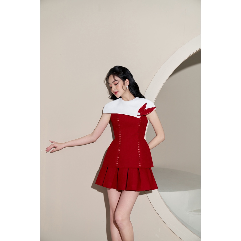 LEMES - Áo Ivy phối chân váy Sol