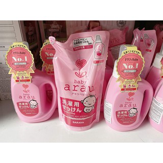 COMBO Nước Giặt  ARAU BABY Dạng Bình  800ML + Tặng Kèm Túi Thay Thế 720ML