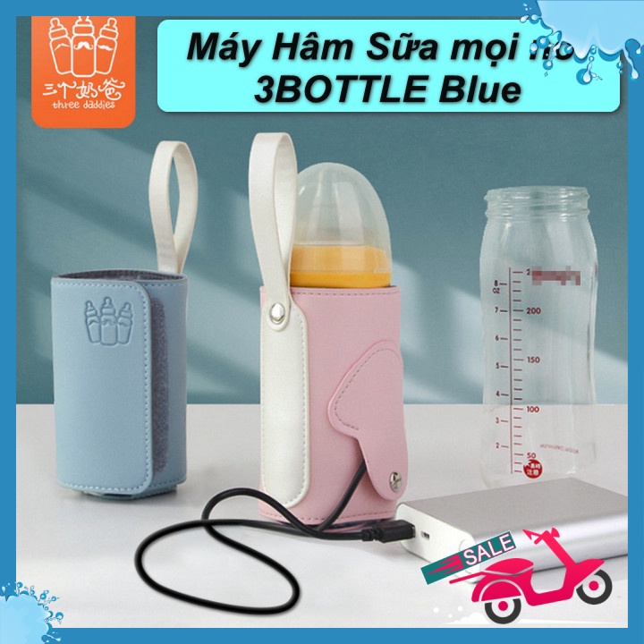 🆕 Máy Hâm Sữa mọi nơi 3BOTTLE (Xanh Blue)
