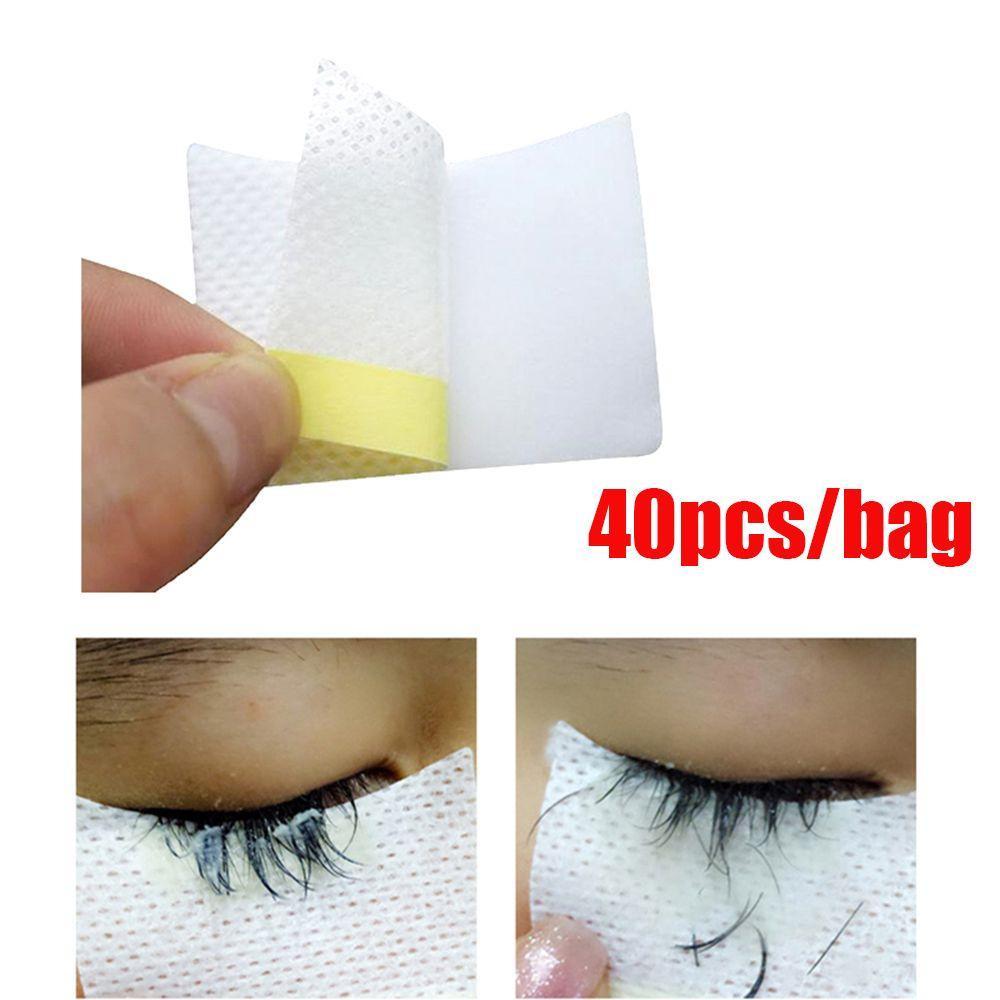 HS Set 40 Miếng Bông Cotton Hỗ Trợ Nối Mi Giả Tiện Lợi