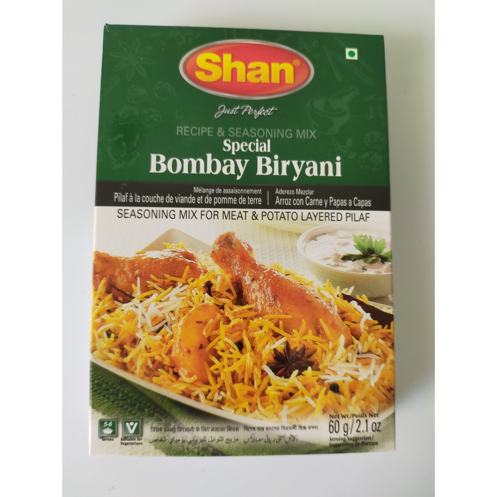 Bột Gia vị nấu cơm Biryani 60g - SHAN