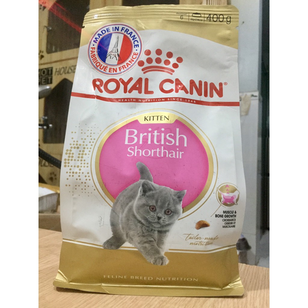 ROYAL CANIN BRITISH SHORTHAIR KITTEN - Thức ăn hạt cho Mèo Anh lông ngắn ở độ tuổi từ 2 - 12 tháng