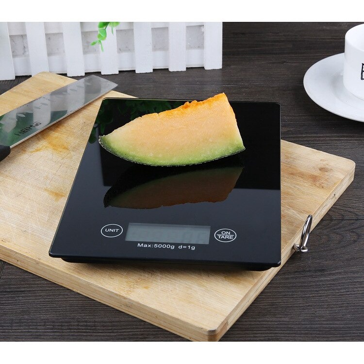 [FREESHIP] Cân Tiểu Ly Điện Tử Nhà Bếp Mini 5kg - 1g Với Độ Chính Xác Cao, Cân Thực Phẩm QE-KE-A Mặt Inox Màn Hình LCD.