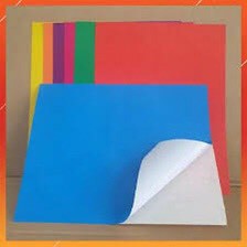 7 tờ Giấy thủ công có keo sẵn loại đẹp