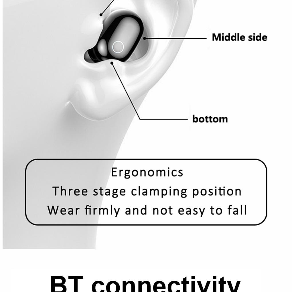 Tai Nghe Bluetooth Chống Nước IPX5 Thông Minh Có Thể Sạc Lại