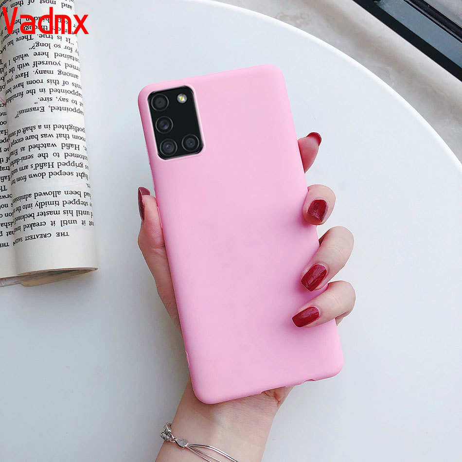 Ốp điện thoại silicon mềm chất lượng cao cho Samsung Galaxy A31 M01 M31S M30S M21 M51