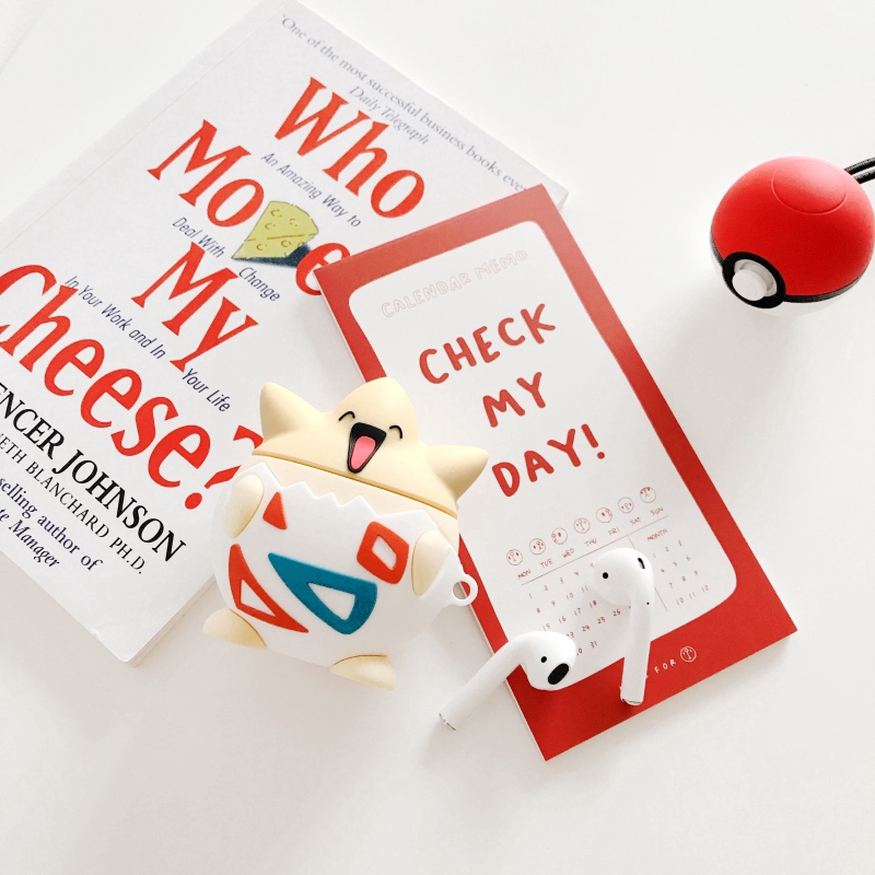 Vỏ đựng hộp sạc tai nghe bằng silicon hình hoạt hình Pokemon cho Apple AirPods 1 2 inPods 12 12S | BigBuy360 - bigbuy360.vn